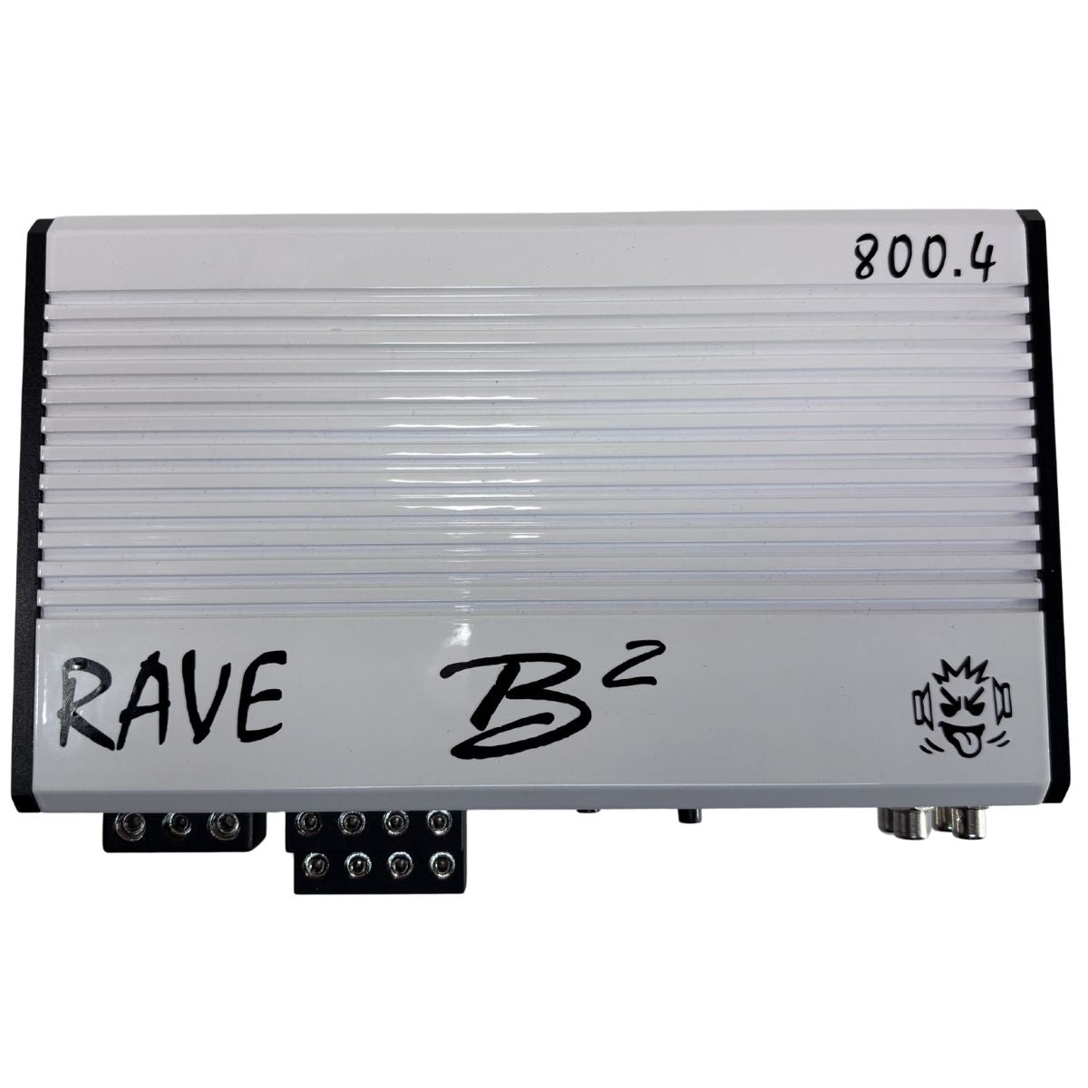 B2 Audio RAVE Series 800 Watt RMS 1 Ohms 4 Channel Class-D Car Audio Amplifier