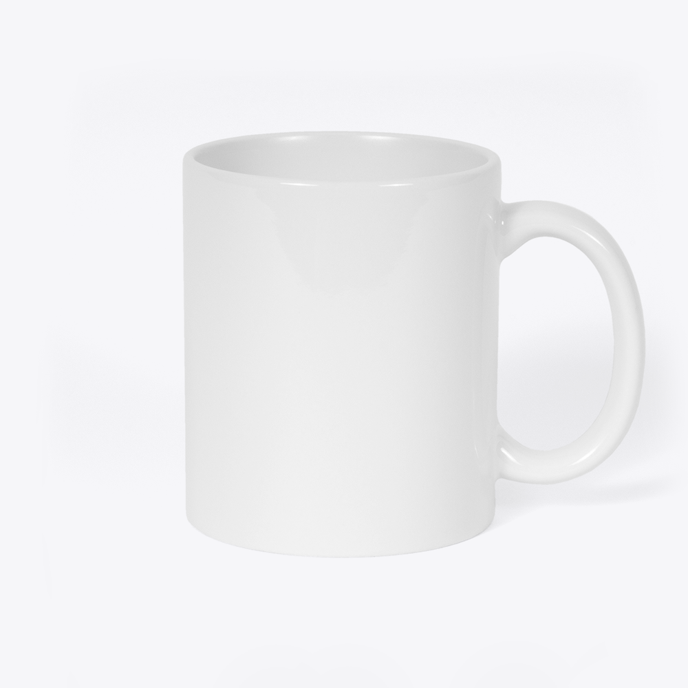 Budget Basshead Ceramic-Coated Mug - White