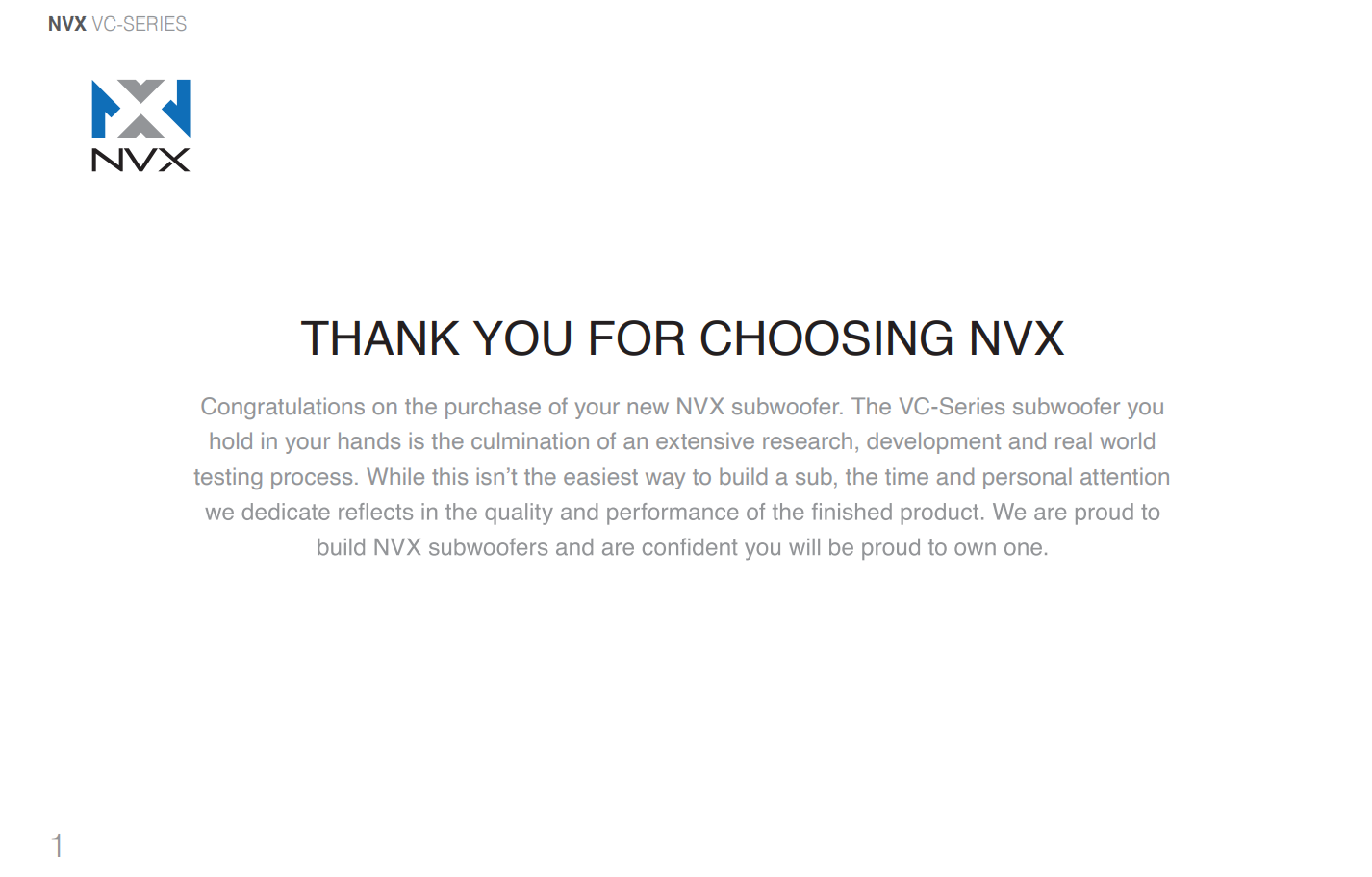 NVX VCW122 v.3 Dual 2Ohm Subwoofer