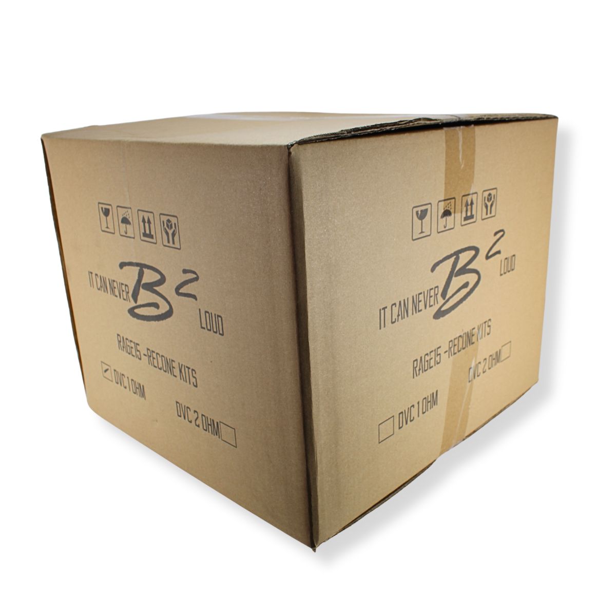 B2 Audio RageXL 15" Re-cone Kit Drop 1-Ohm 3" Coil Carbon Fiber
