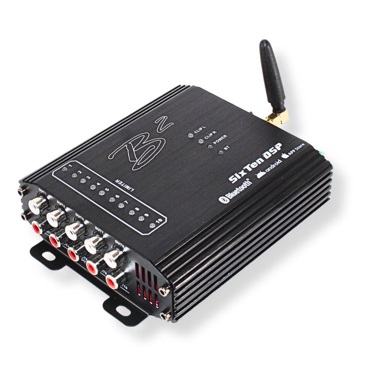 B2 Audio Black 4v 10 Channel DSP with Bluetooth iOS/Android App 96 KHz - 32 Bit