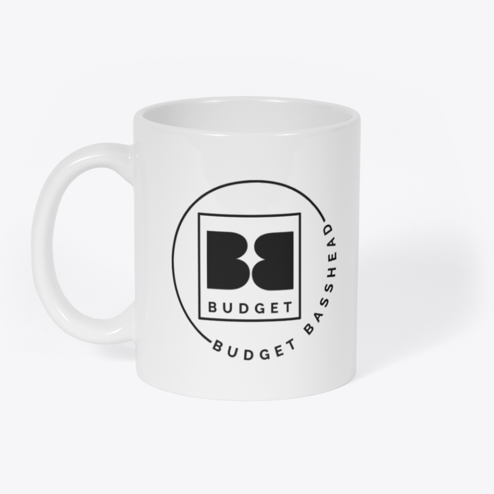 Budget Basshead Ceramic-Coated Mug - White