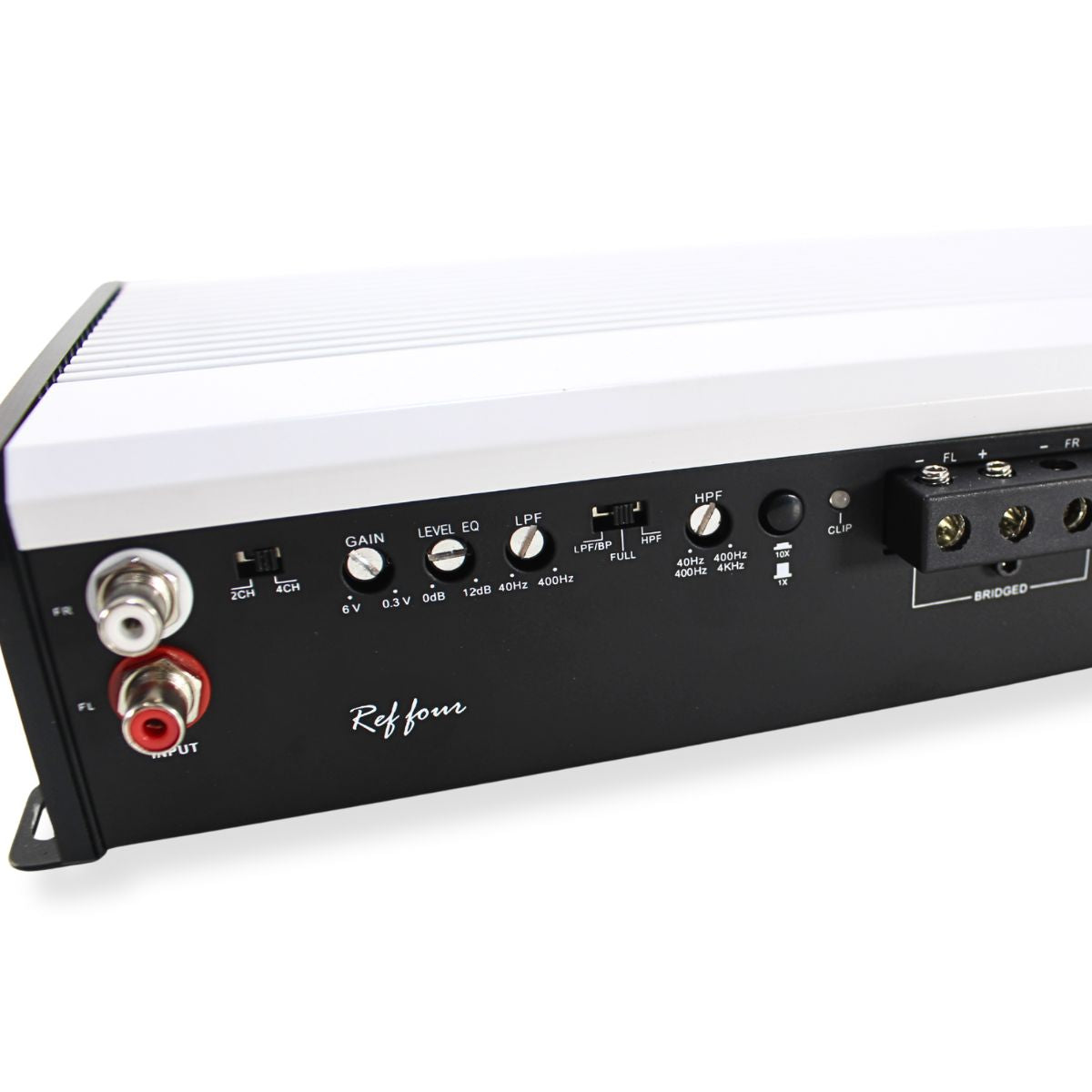 B2 Audio 4CH 1200W SQ Amplifier 4-ohm Bridgeable Class A/B Ref Four