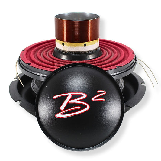 B2 Audio Riot Re-cone Kit Drop-In 10"  2-Ohm 3" Coil Carbon Fiber