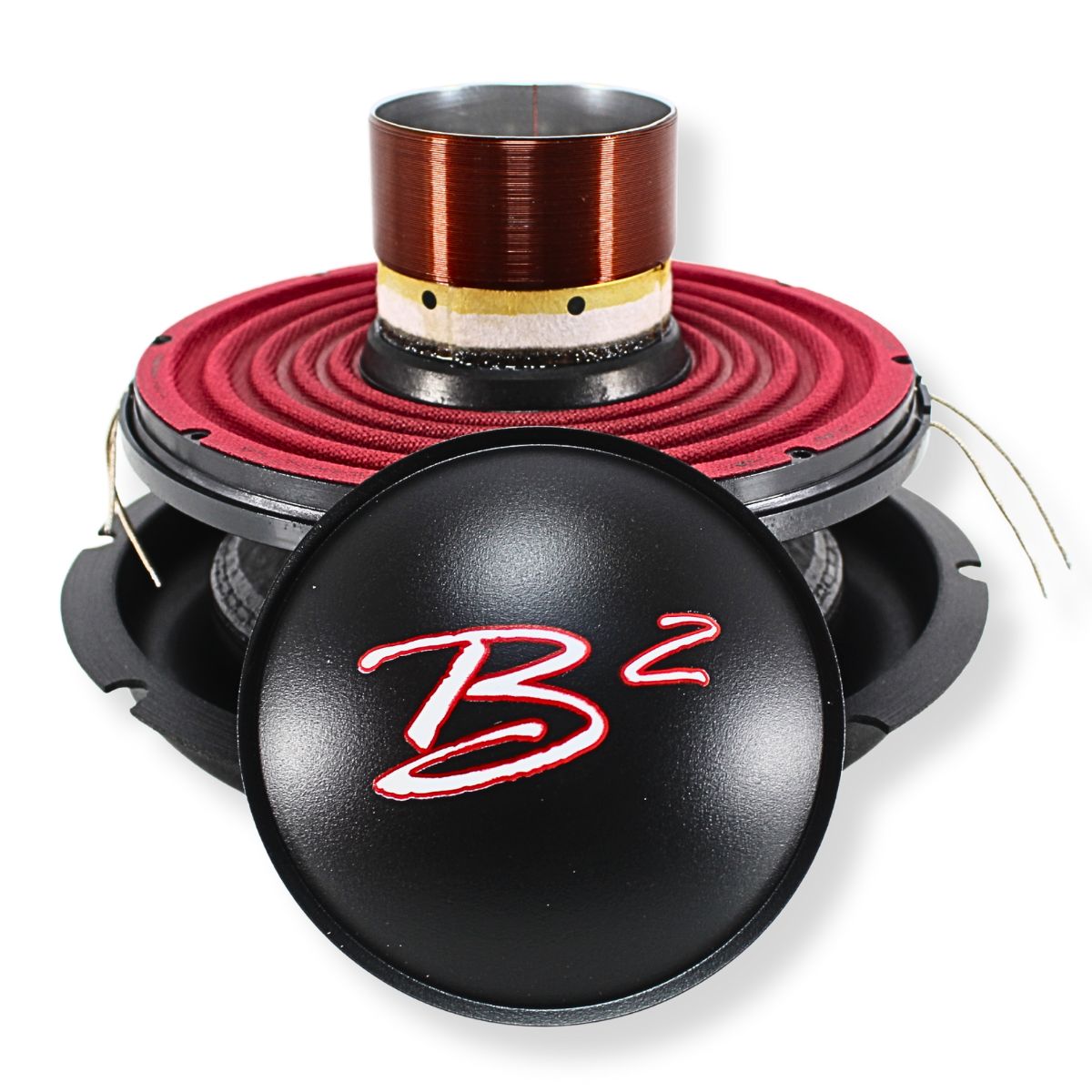 B2 Audio Riot Re-cone Kit Drop-In 10"  4-Ohm 3" Coil Carbon Fiber