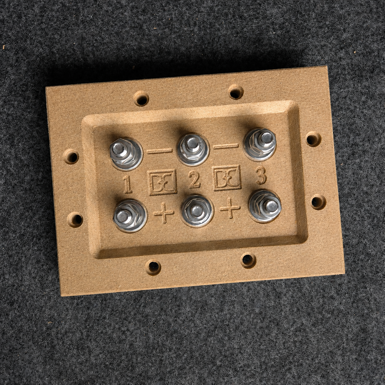 3-Channel Speaker Terminal (Wooden Series)