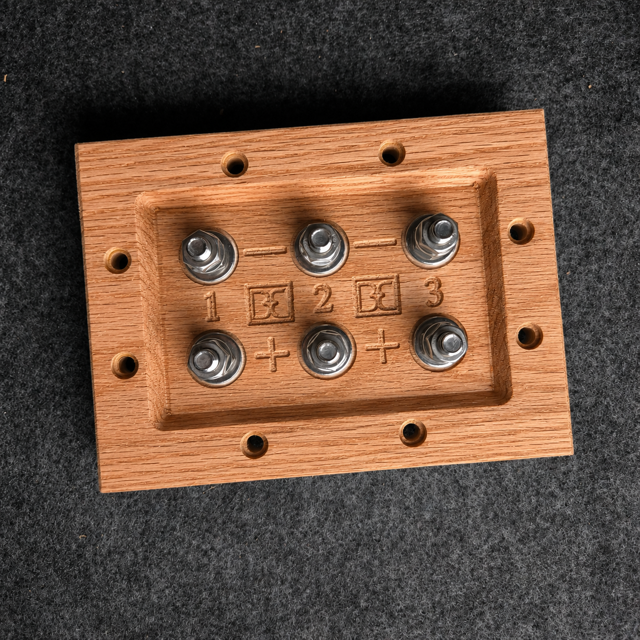 3-Channel Speaker Terminal (Wooden Series)