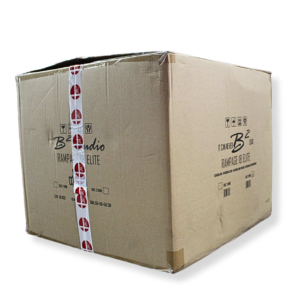 B2 Audio RAMPAGE Series 18" Dual 1-Ohm 4" Voice Coil 5000 Watt RMS Subwoofer