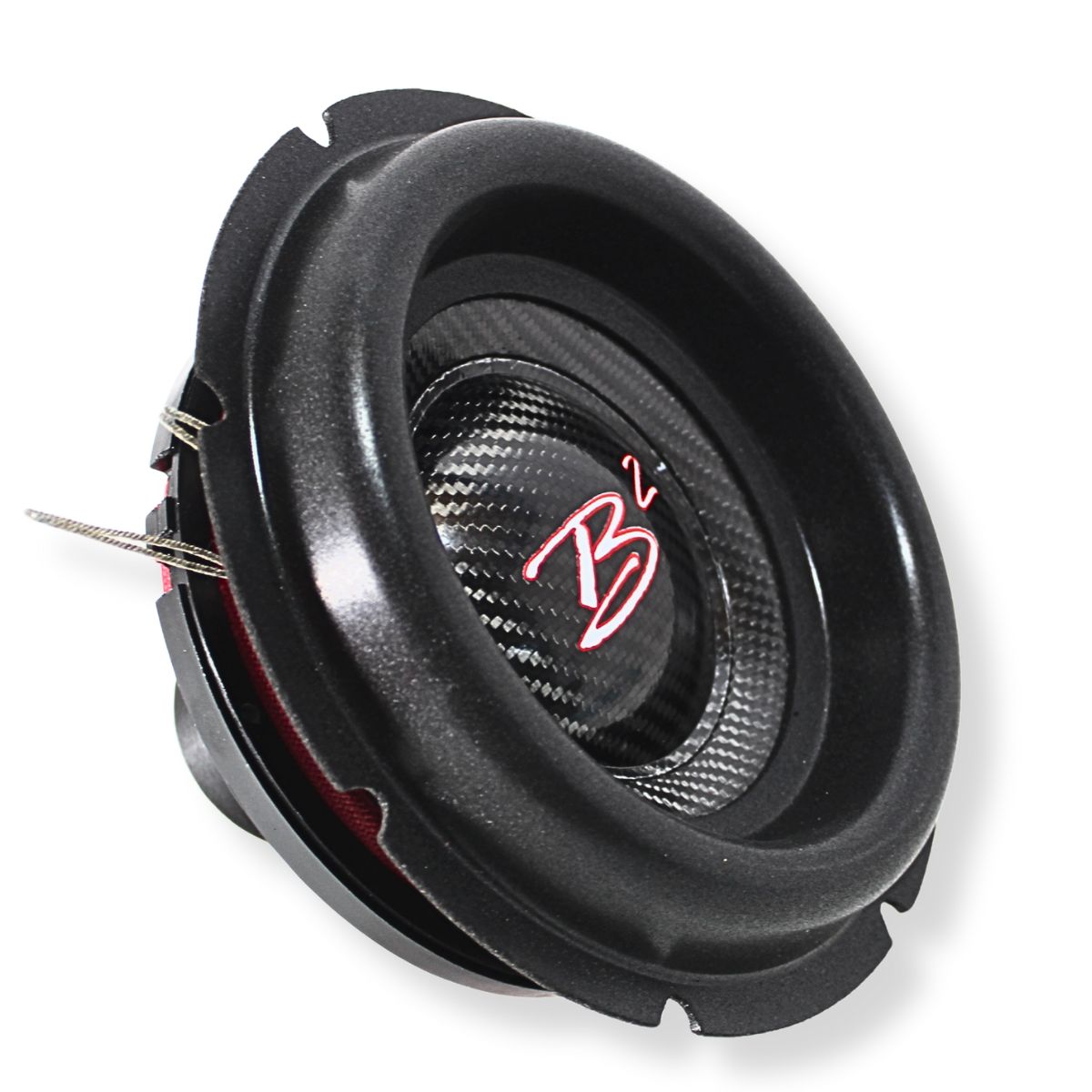 B2 Audio Rampage 8" Re-cone Kit Drop  2-Ohm 2" Coil Carbon Fiber