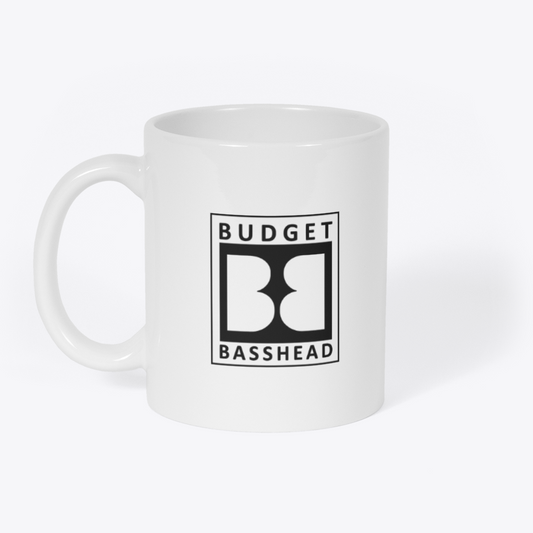 Budget Basshead Ceramic-Coated Mug - White
