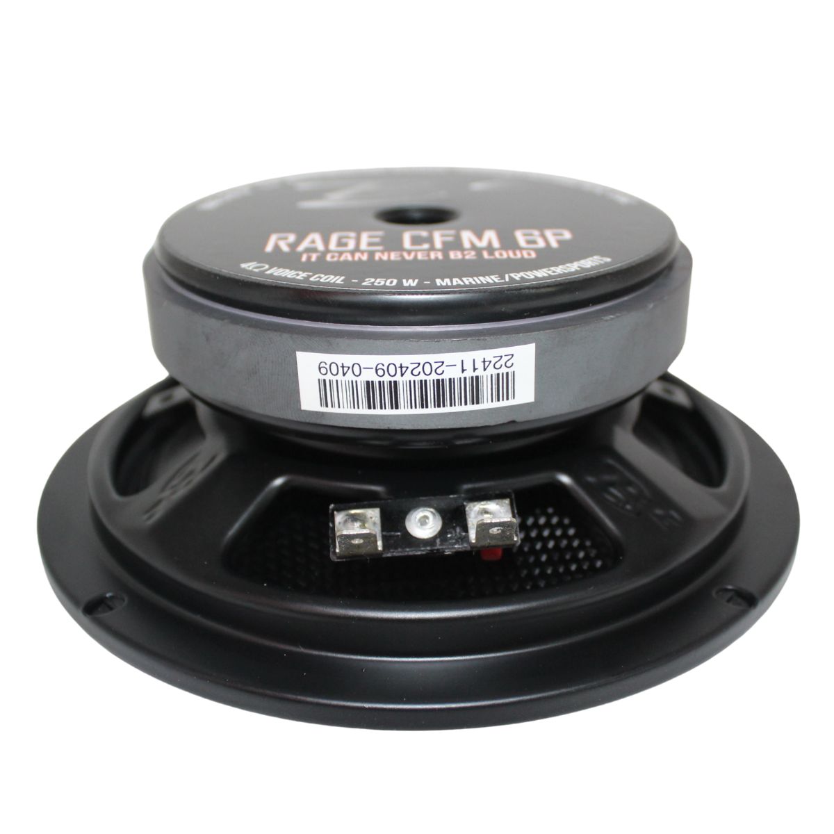 B2 Audio 6.5"  Carbon Fiber Marine, Motorcycle, Powersports, 4-Ohm Shallow Mount Speakers, Sold in pairs RAGE6CFM