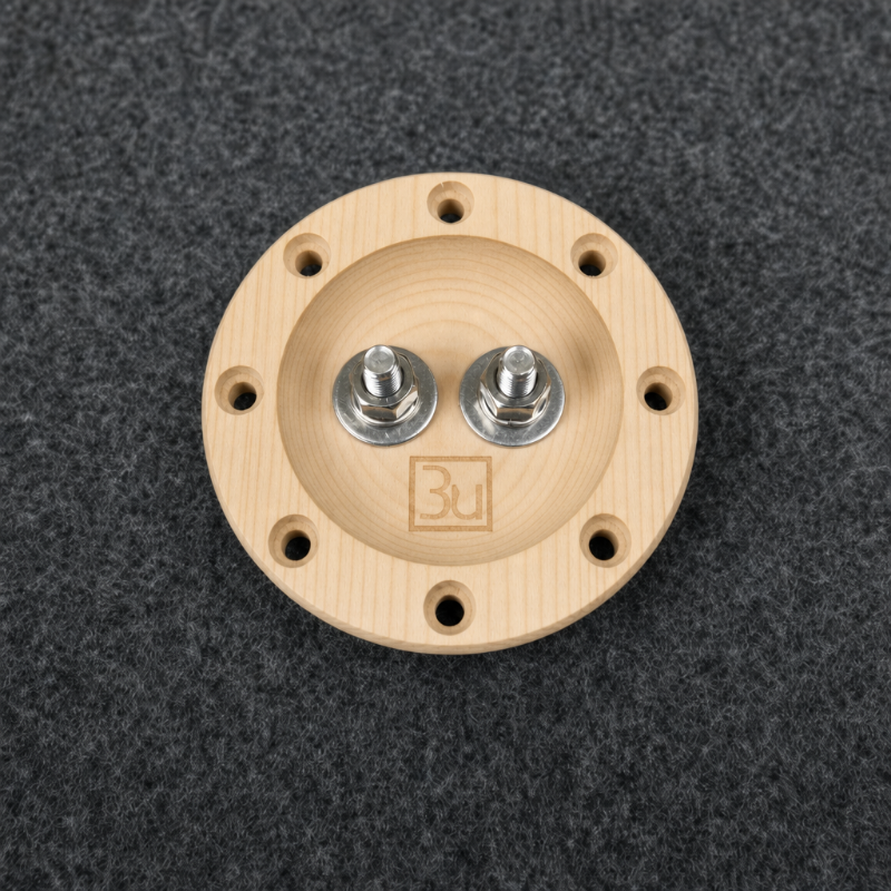 1-Channel Round Speaker Terminal (Wooden Series)