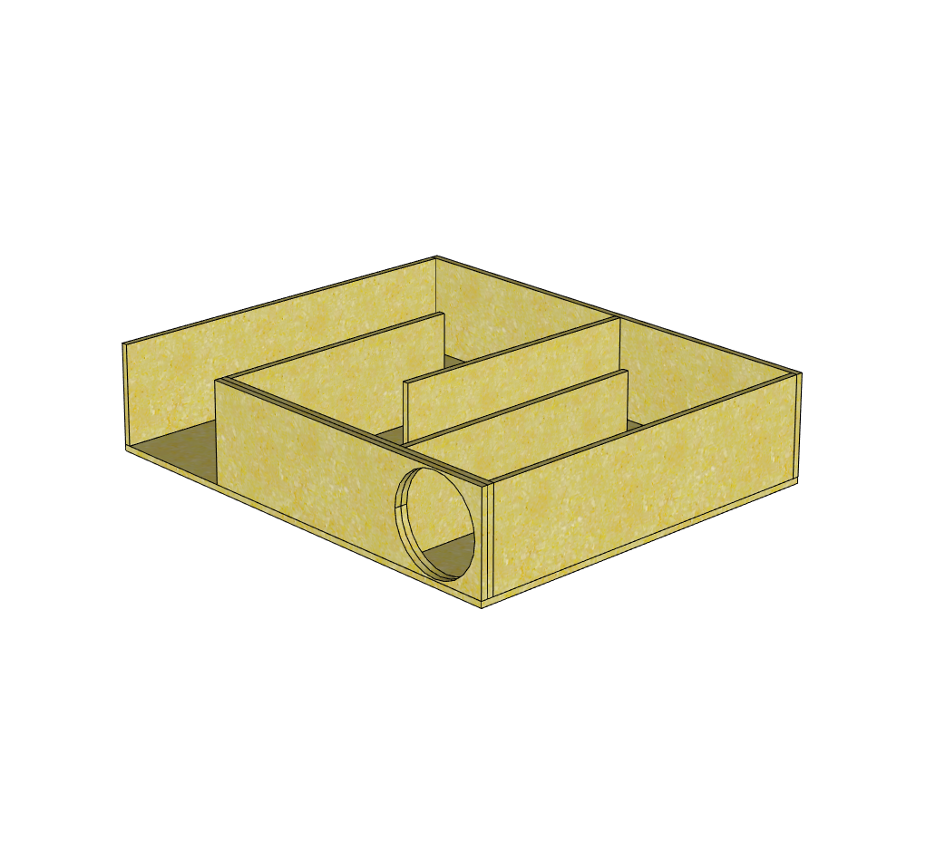 Single 8 Inch Back-Loaded Horn - 31Hz