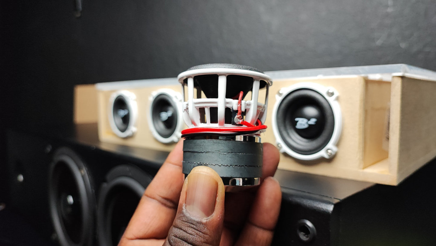 B2 Audio Rampage RC2 - 2" 4-Ohm Subwoofer for RC Cars
