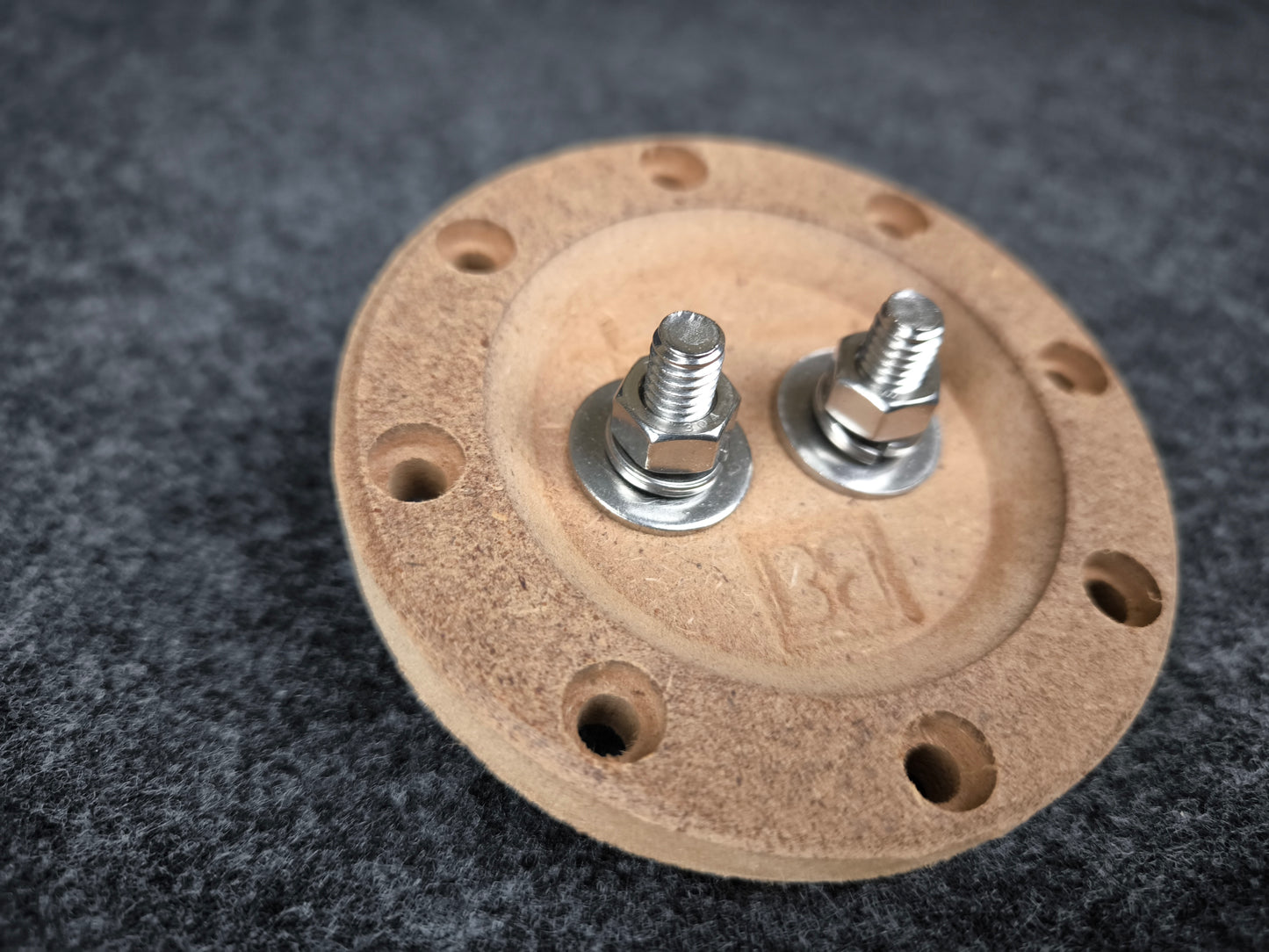 1-Channel Round Speaker Terminal (Wooden Series)