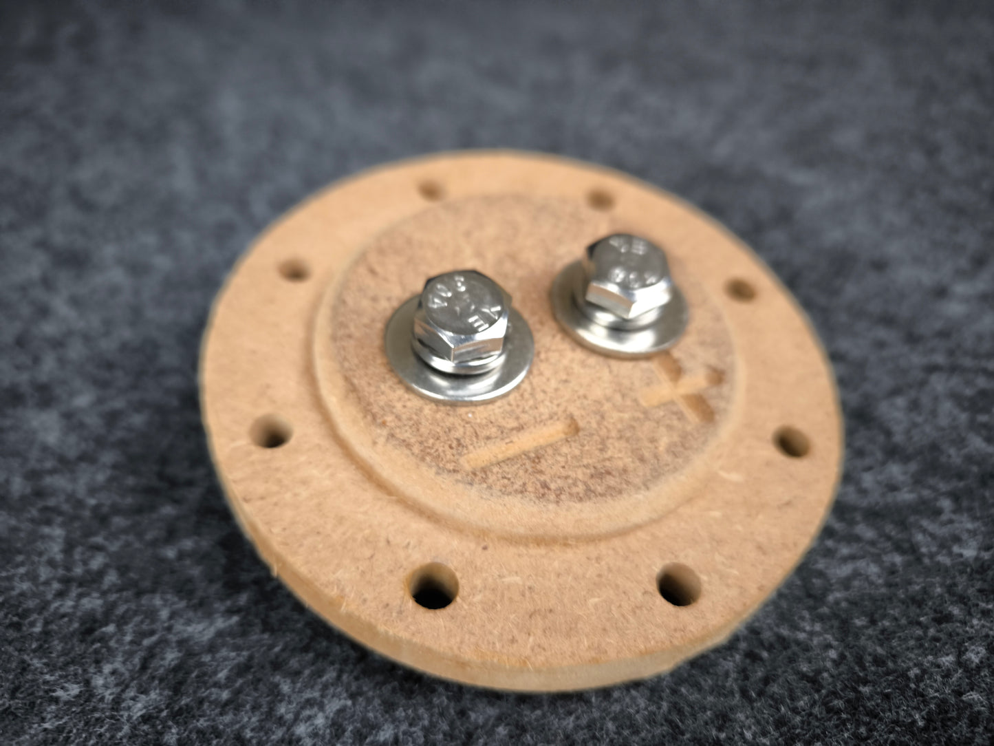 1-Channel Round Speaker Terminal (Wooden Series)
