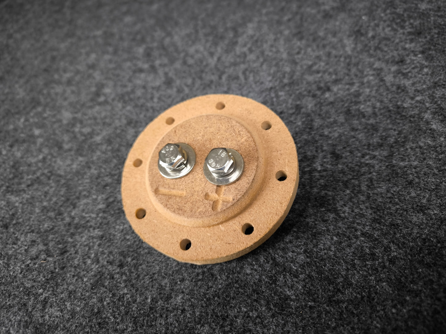 1-Channel Round Speaker Terminal (Wooden Series)