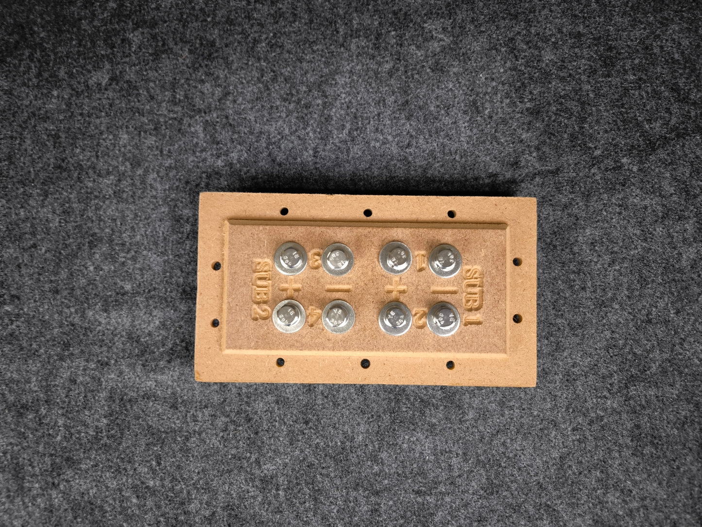 4-Channel Speaker Terminal (Wooden Series)