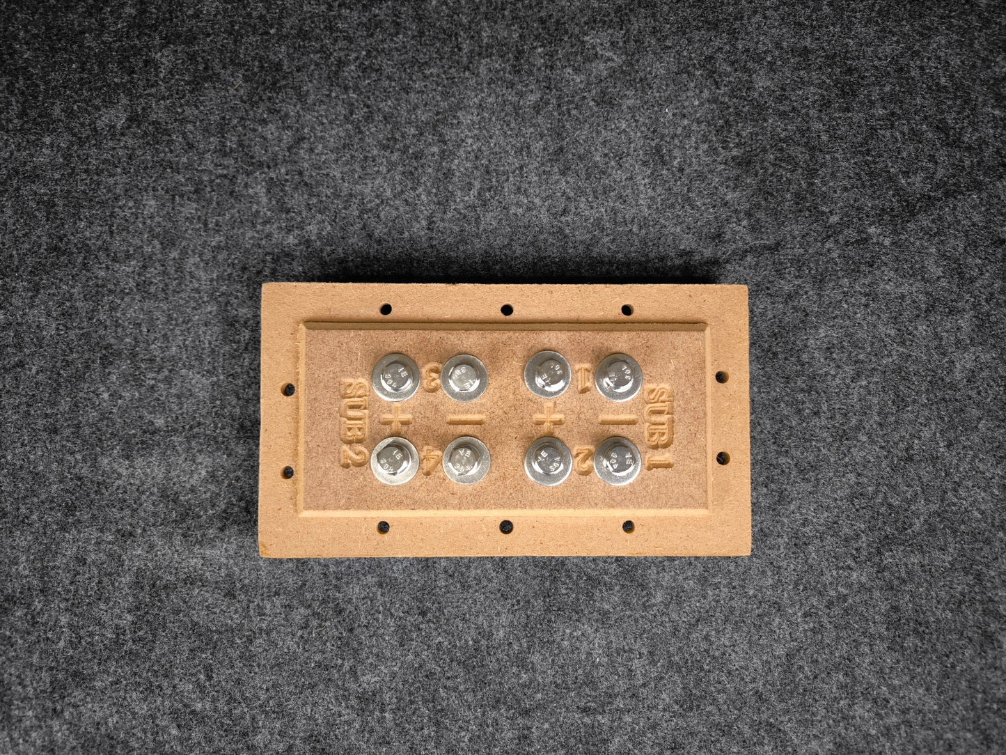 4-Channel Speaker Terminal (Wooden Series)