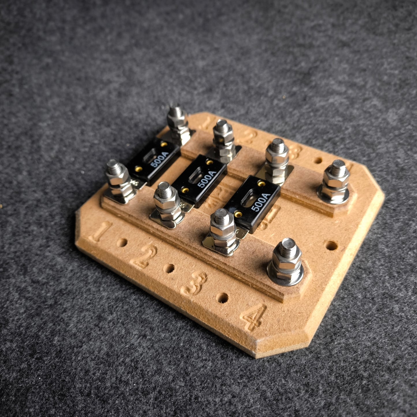 4-Spot ANL Fuse Block (Wooden Series)