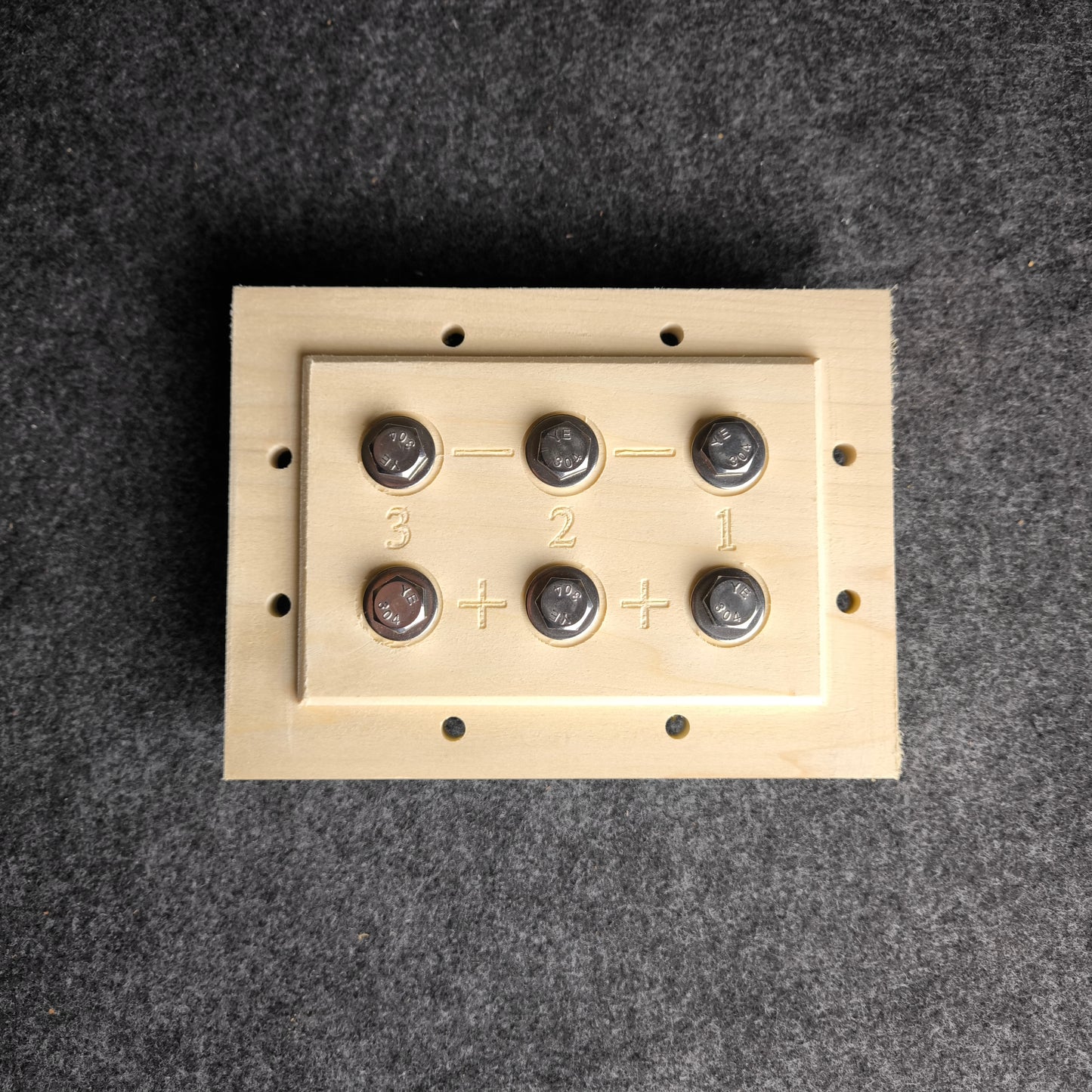 3-Channel Speaker Terminal (Wooden Series)