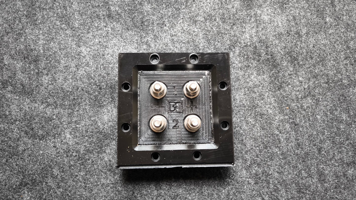 2-Channel Square Speaker Terminal (Plastic)