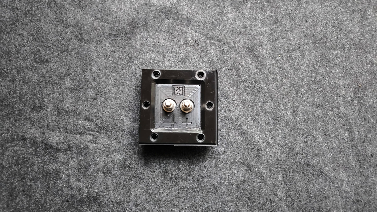 1-Channel Square Speaker Terminal (Plastic)