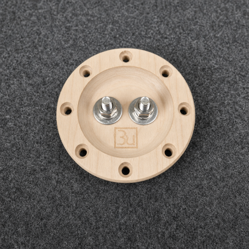 1-Channel Round Speaker Terminal (Wooden Series)