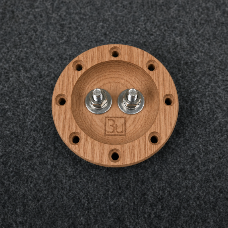1-Channel Round Speaker Terminal (Wooden Series)