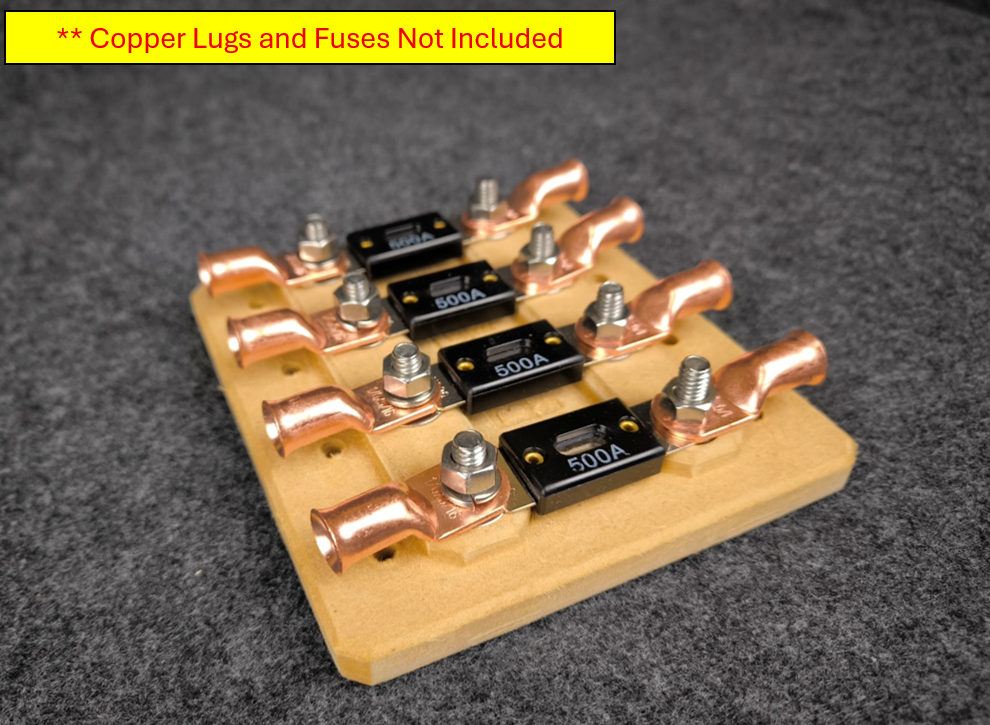 4-Spot ANL Fuse Block (Wooden Series)