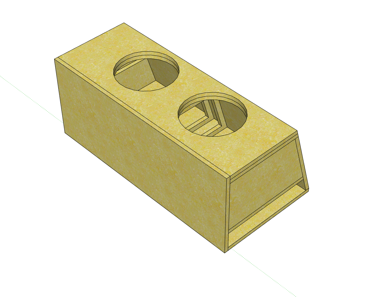 Dual 12 inch Subwoofer Enclosure – Vented 32Hz | Subs Up • Side Port (Custom Built)