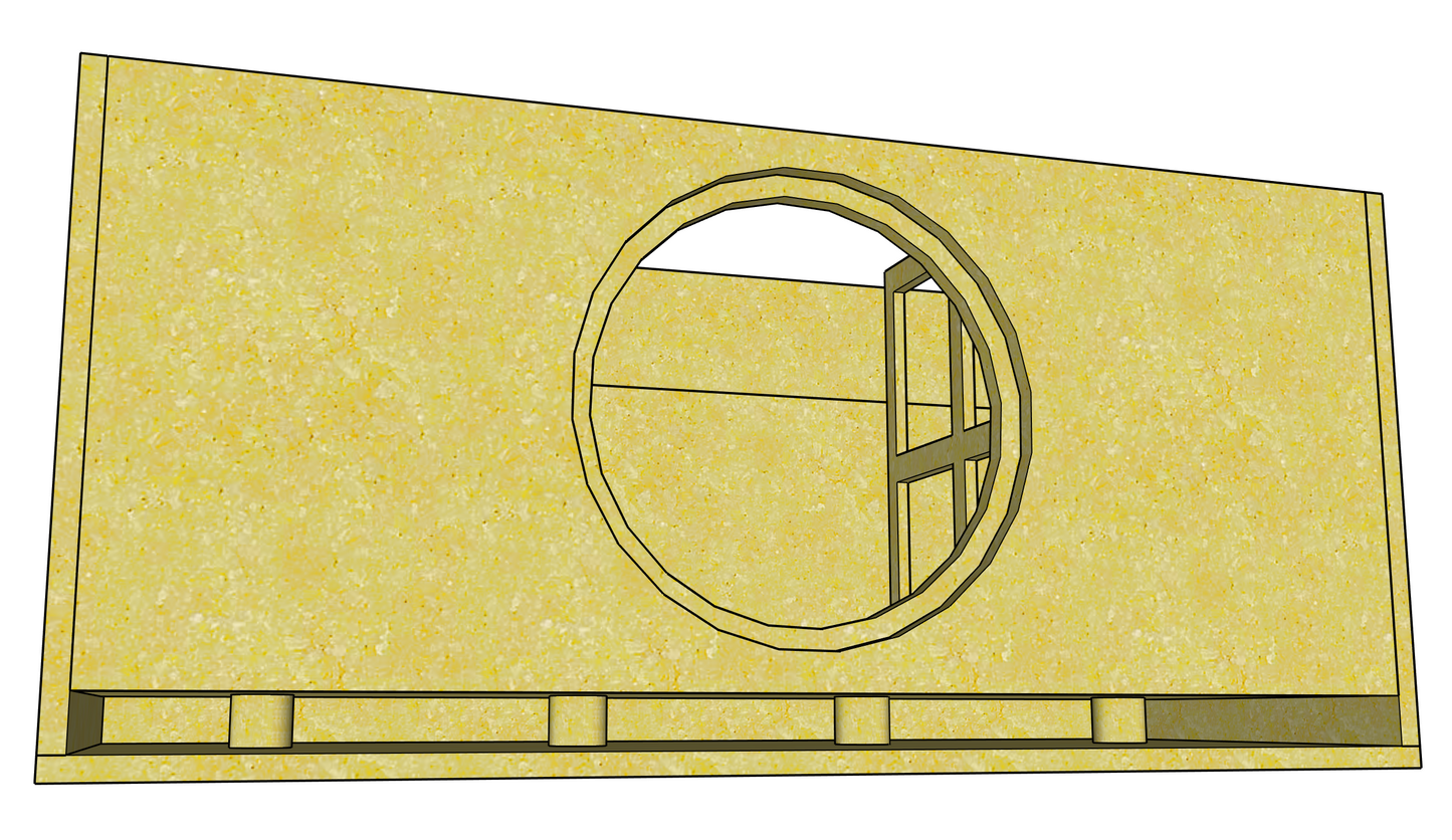 Single 15 Inch Subwoofer Enclosure  – Vented 31Hz