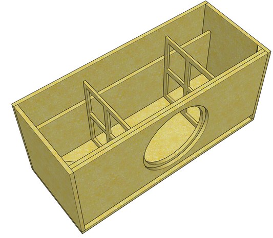 Single 15 Inch Subwoofer Enclosure  – Vented 31Hz