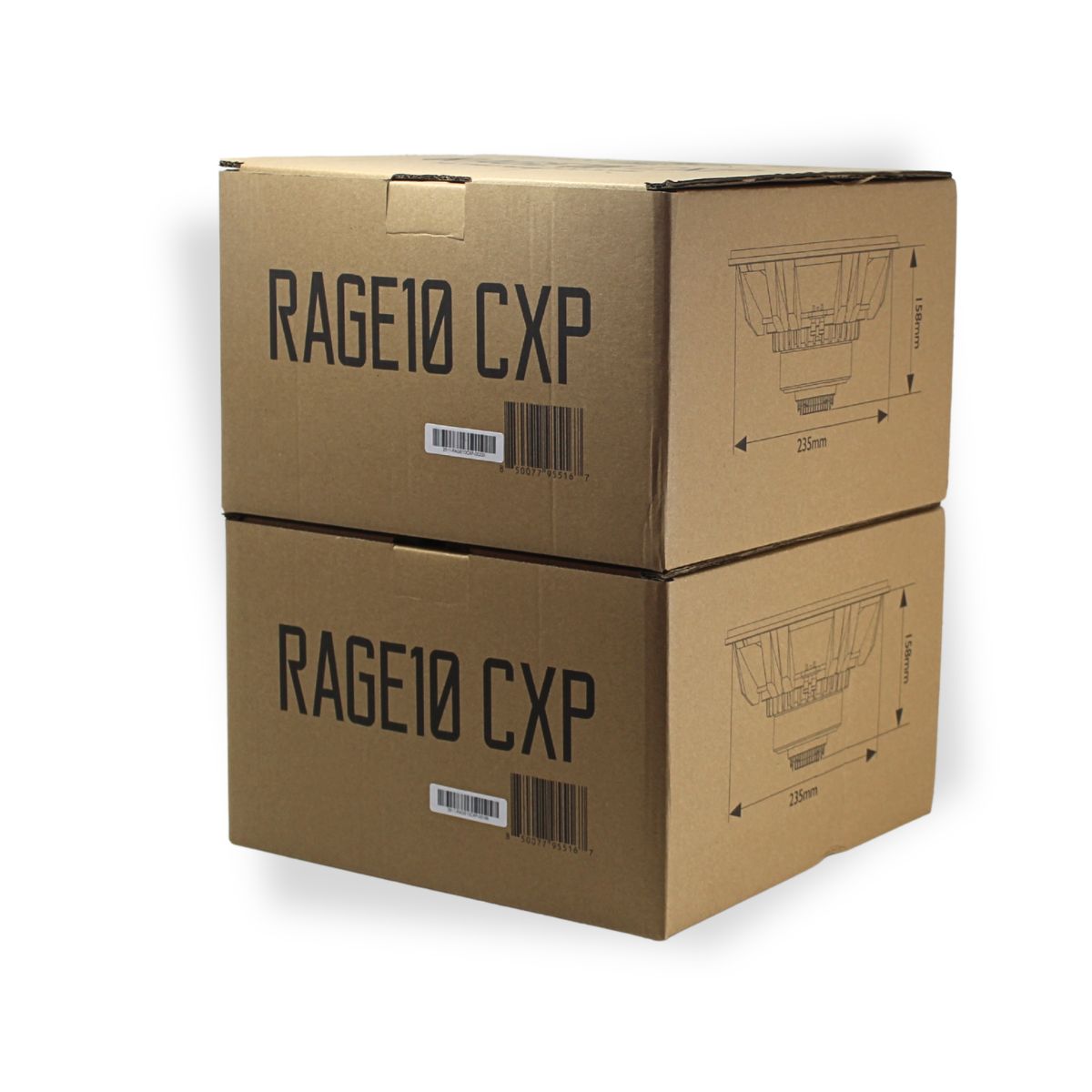 B2 Audio RAGE CXP 10" 4-Ohm 300 Watt RMS Hybrid Coaxial Speaker Pair