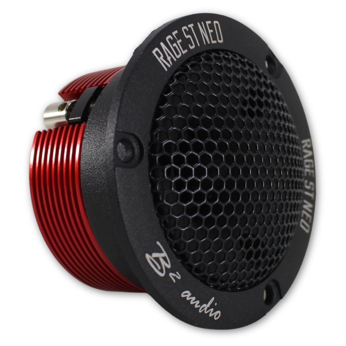 B2 Audio RAGE Series Pair of 1" 4-Ohm 100 Watt RMS Neodymium Tweeters, OD 2.95" RAGE ST NEO