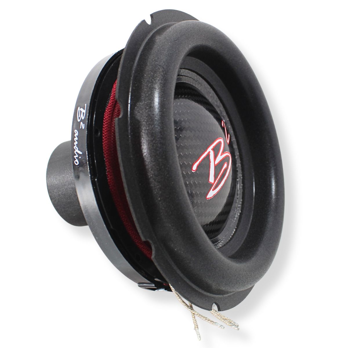 B2 Audio Rampage 6" Re-cone Kit Drop  1-Ohm 2" Coil Carbon Fiber