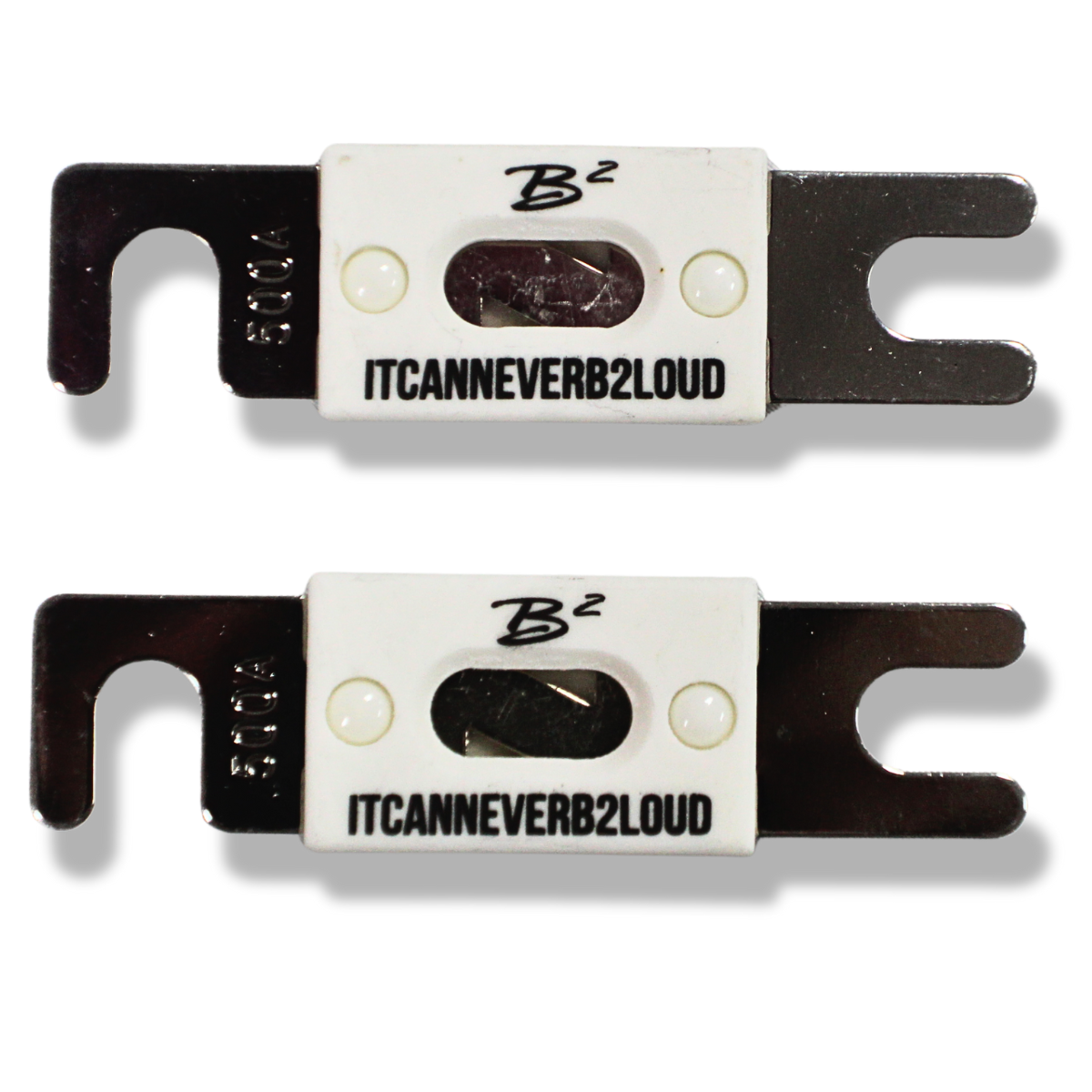 B2 Audio 500A ANL High Temperature Ceramic Fuse Pair ANL-500A