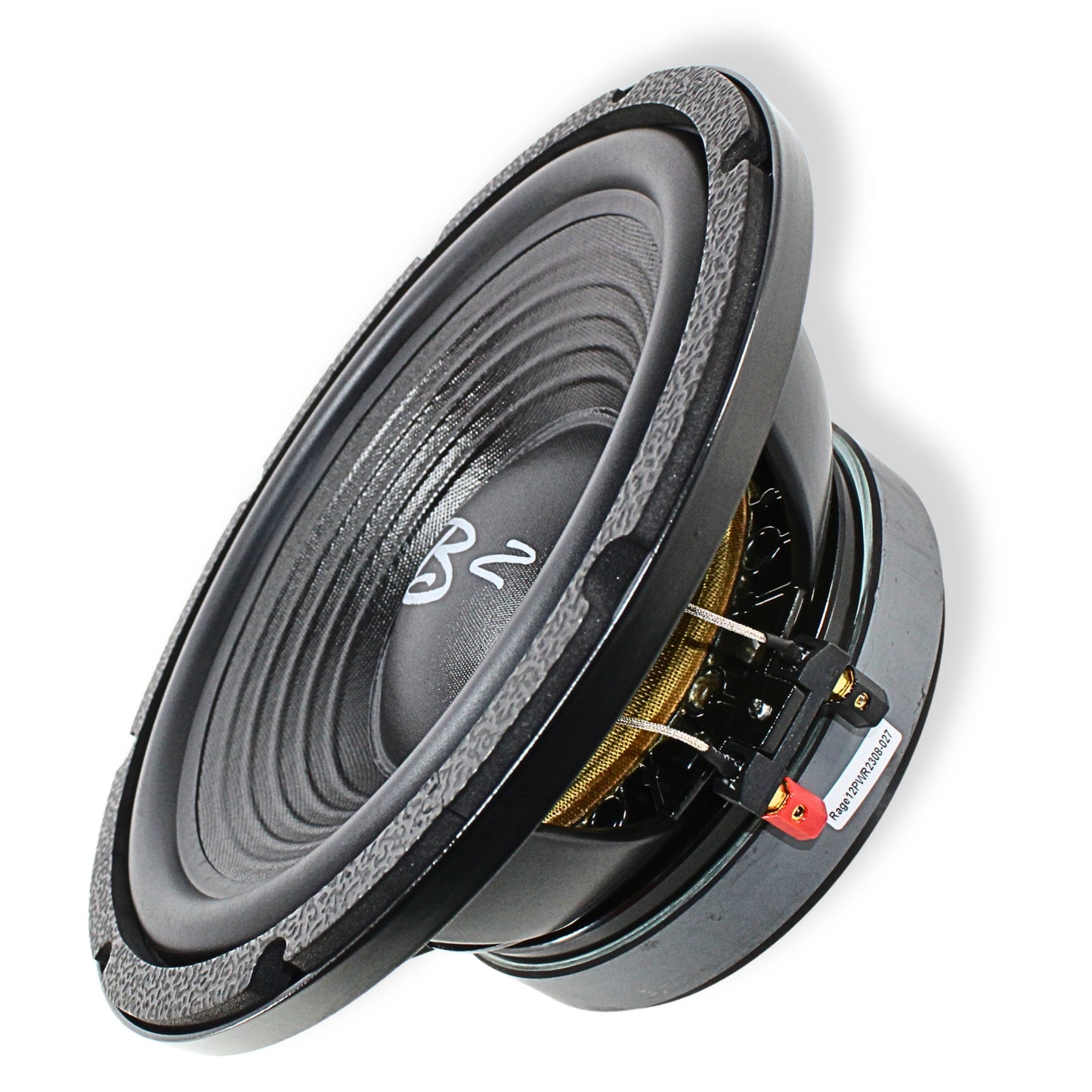 B2 Audio RAGE12PWR Pair of 12" 6-Ohm 500W RMS Water-Resistant Midbass Speakers